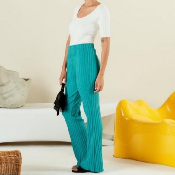 Simon Miller Rib Cyrene Ribbed Pant in Oasis Size XS NWT - Picture 1 of 6